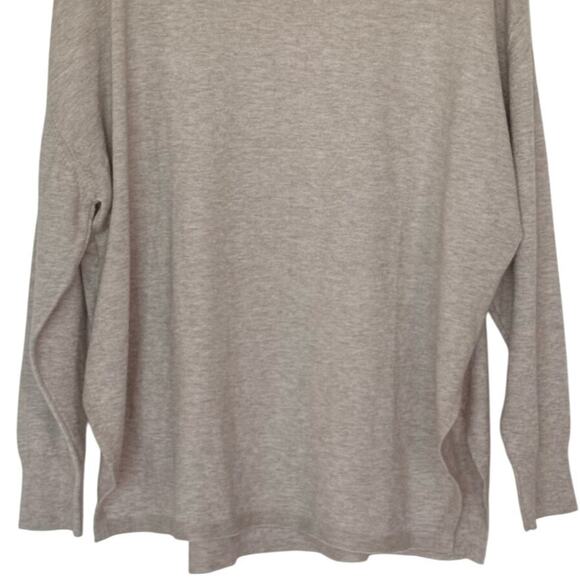 MNG Mango Mock Neck Slouchy Knit Long Sleeve Sweater Oversized Size Small - Picture 7 of 12
